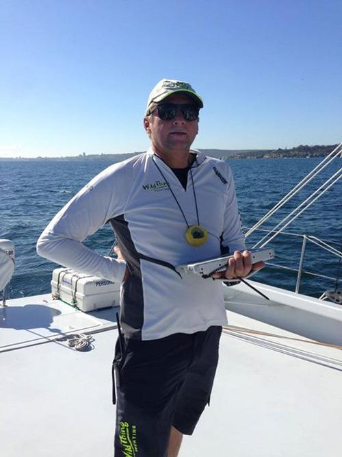 Wild Thing NavigatorDavid Turton has done a good job at the 2013 Sydney Gold Coast Yacht Race © Kelly Matthews